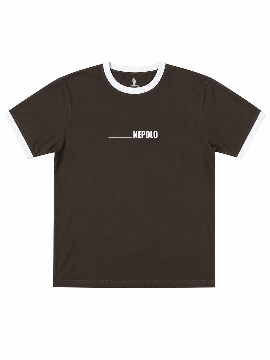 Brown Polo Tee front