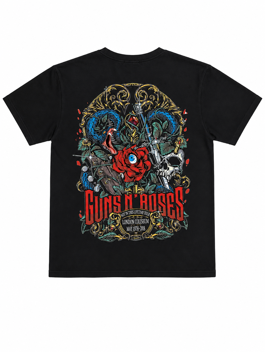 Guns N Roses Tee back
