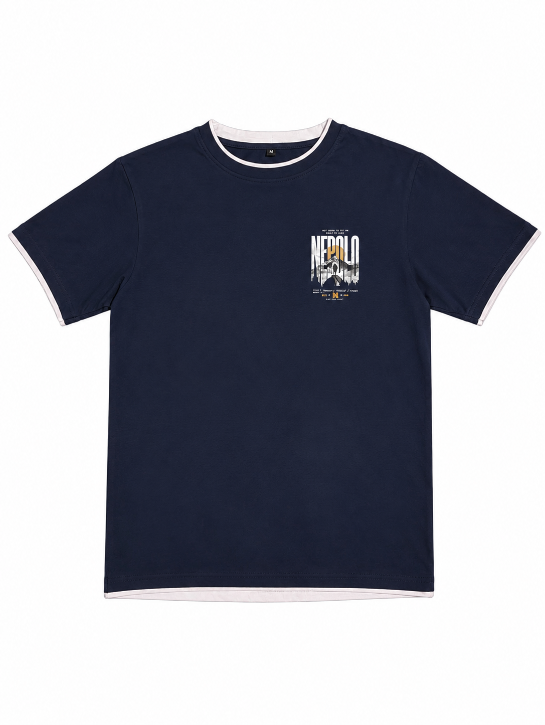 Navy Nepolo Tee front